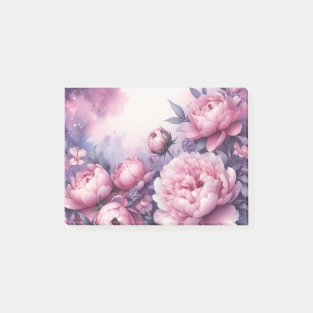 Bloco De Notas Galaxy Peony Posta Notas (Frente)