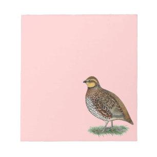 Bloco De Notas Galinha de Codorna Bobwhite