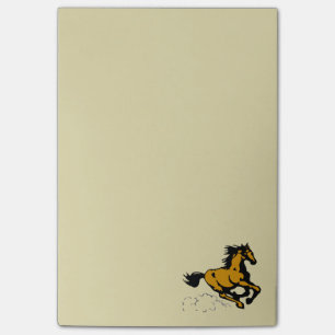 Bloco De Notas Galloping Horse Selvagem e Livre