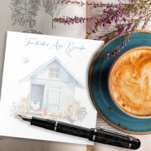 Galpão de Frango Azul Personalizado