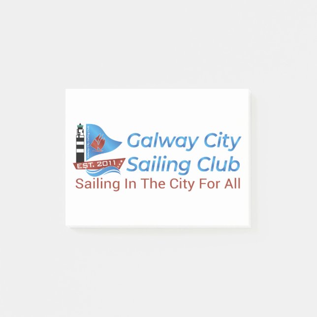 Bloco De Notas Galway City Sailing Club (Frente)