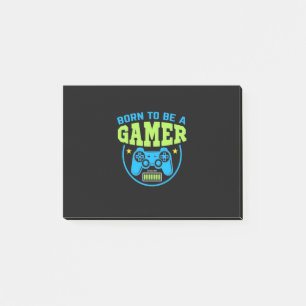 Bloco De Notas Gamer Gift Nascer De Jogador