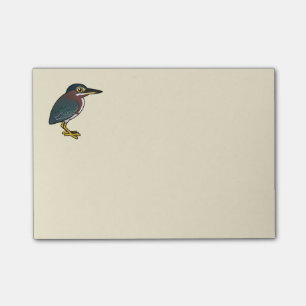 Bloco De Notas Garça-real verde de Birdorable