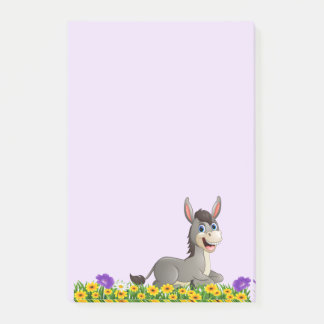 Bloco De Notas Garden Flowers Donkey