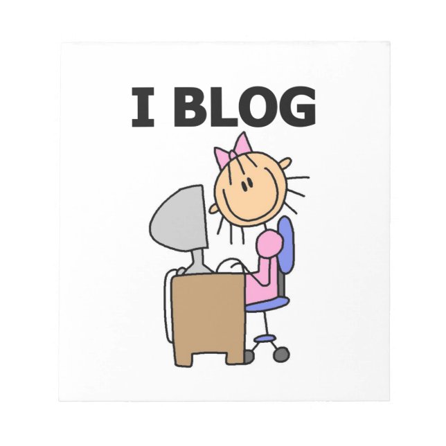 Bloco De Notas Garota Blogueira (Frente)