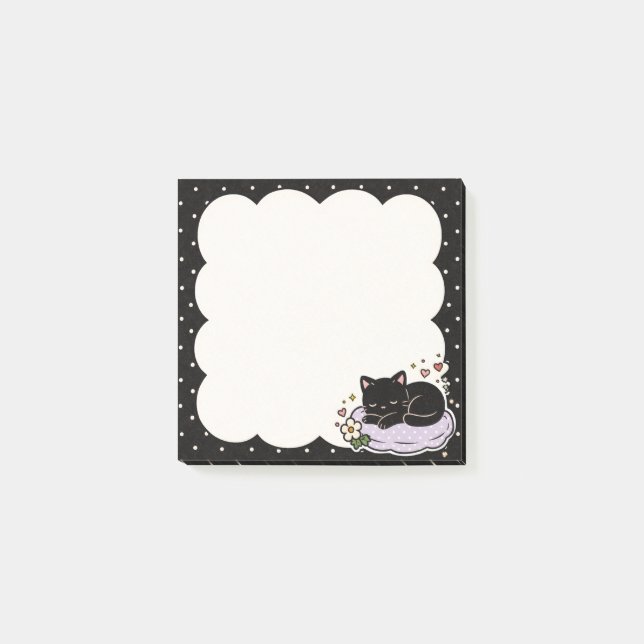 Bloco De Notas Gatinho Sonolento (Frente)