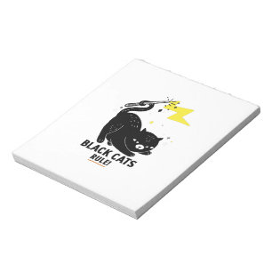 Bloco De Notas Gato bonito gatinho gato preto regra