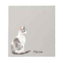 Gato Branco Cinza