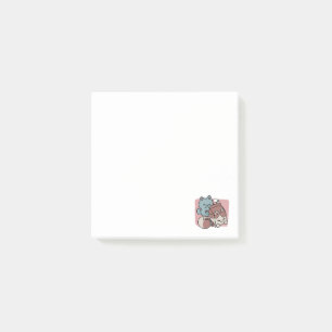 Bloco De Notas Gato de Leite Chocolate Kawaii – Bebida Aconchegan