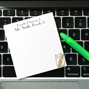 Bloco De Notas Gato e Lápis Bonitos,Apreciação do Professor,Perso