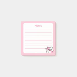 Bloco De Notas Gato Gato Gato Gato Gato Rindo do Pastel Pink Kawa