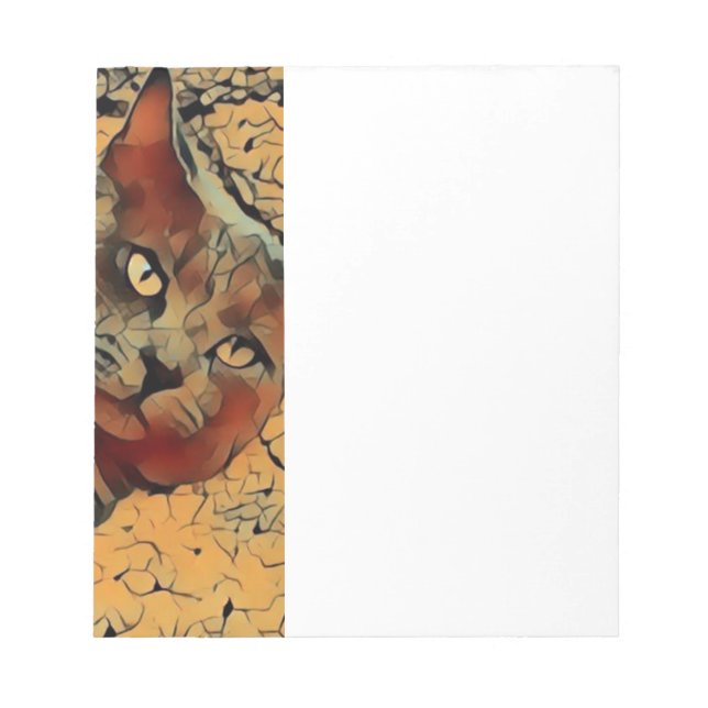 Bloco De Notas Gato Misterioso (Frente)
