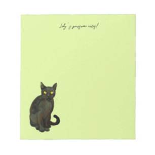 Bloco De Notas Gato negro