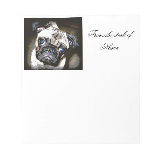 Bloco De Notas gato preto personalizado (Frente)