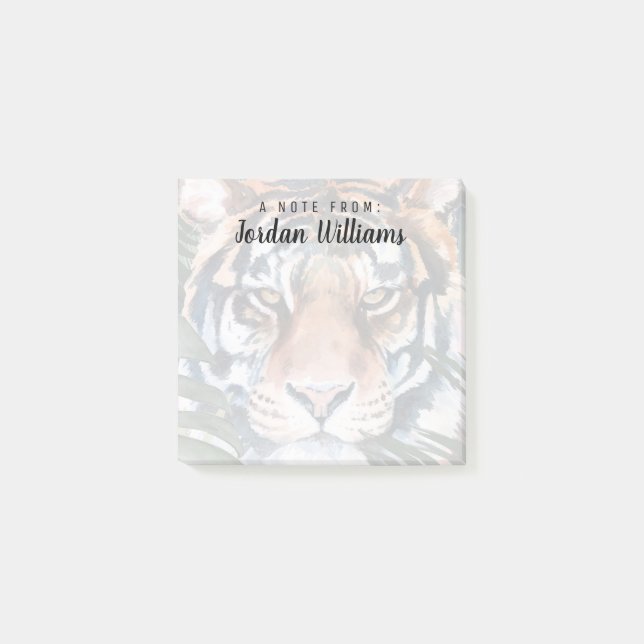 Bloco De Notas Gato Selvagem - Tigre (Frente)