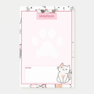 Bloco De Notas Gatos Adoráveis