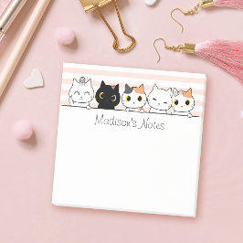 Bloco De Notas Gatos Cutis Personalizados
