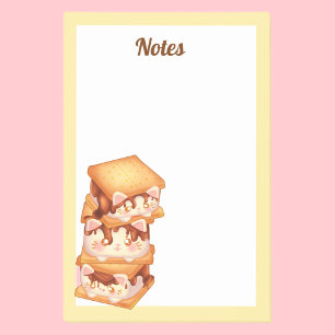 Bloco De Notas Gatos de Chocolate