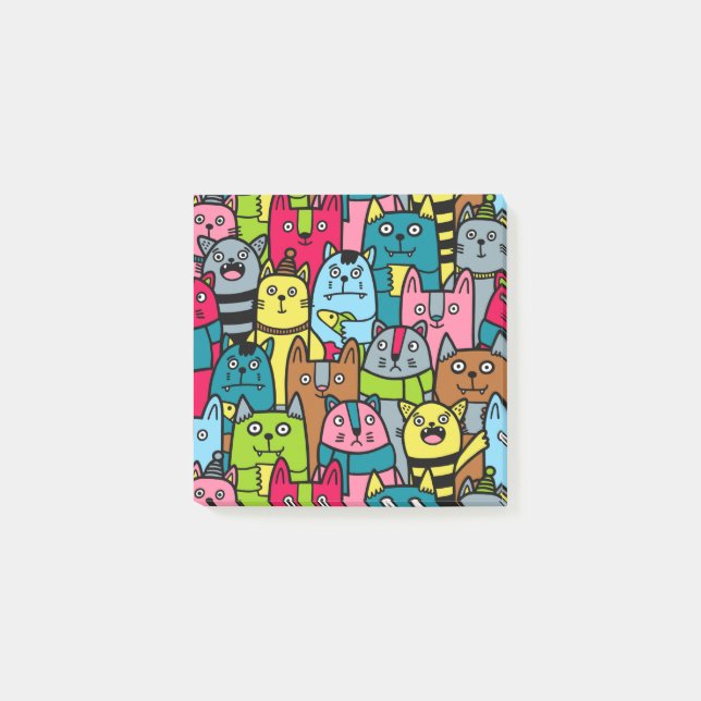Bloco De Notas Gatos e gatinhos (Frente)