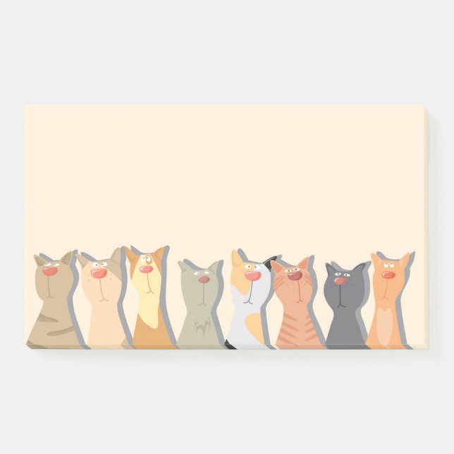 Bloco De Notas Gatos Legais (Frente)