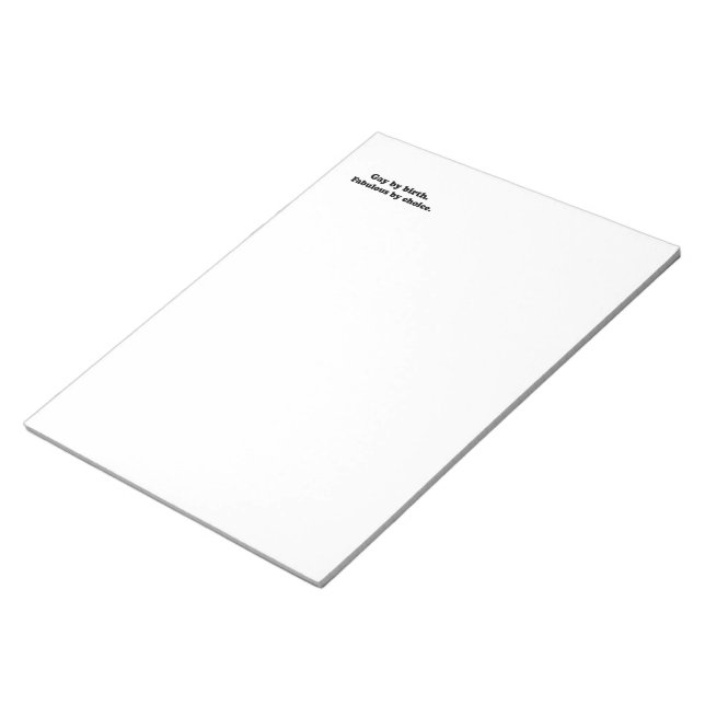 Bloco De Notas Gay de nascimento. Fabuloso por opção .png (Inclinado)