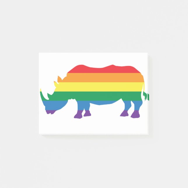 Bloco De Notas Gay-Pride-Rhino (Frente)