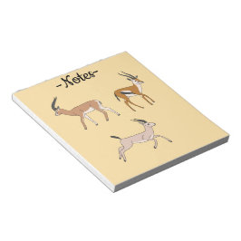 Bloco De Notas Gazelles