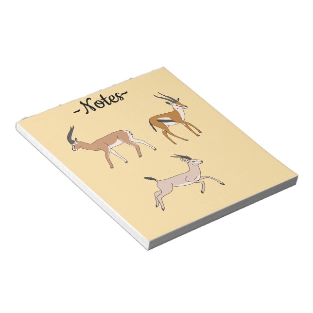 Bloco De Notas Gazelles (Inclinado)
