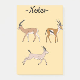 Bloco De Notas Gazelles