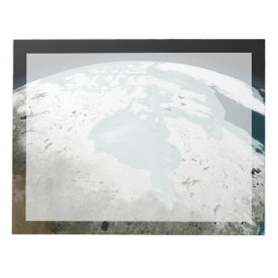 Bloco De Notas Gelo Da Baía De Hudson Em 29 De Abril De 2006.