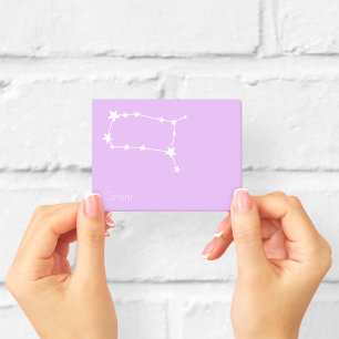 Bloco De Notas Gemini Sinal de Estrela Zodiac