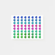 Gemstones coronários coloridos