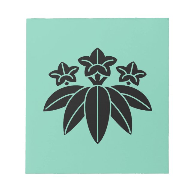 Bloco De Notas Genciana estilo bambu (Frente)