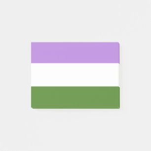 Bloco De Notas Genderqueer Pride