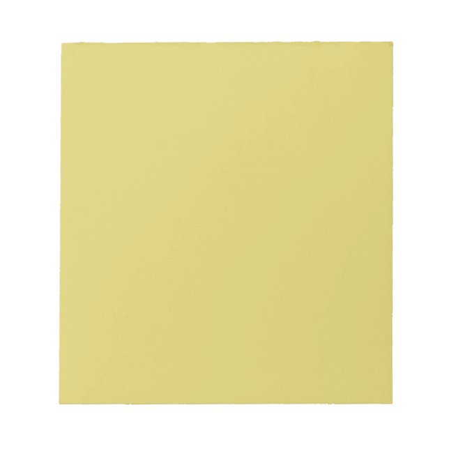Bloco De Notas Gentle Warm Yellow - Minimalist Notepad (Frente)