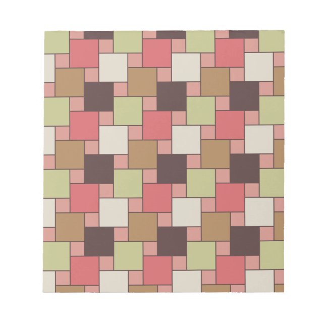 Bloco De Notas Geométrico do Gabinete de Especiarias (Frente)