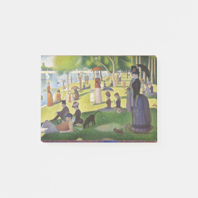 Bloco De Notas Georges Seurat Domingo em La Grande Jatte (Frente)