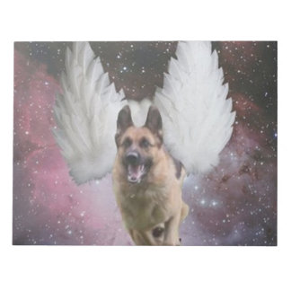 Bloco De Notas German shepherd Angel