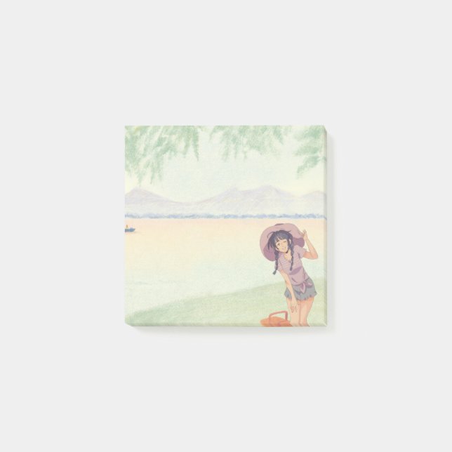 Bloco De Notas Ghibli Inspired Style 4 Sticky Notes (Frente)