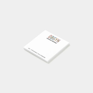 Bloco De Notas Ginecologista Obstetrícia Personalizada