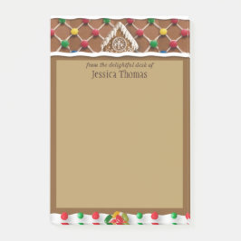 Bloco De Notas Gingerpão House Personalizado