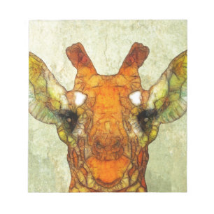 Bloco De Notas girafa abstrato