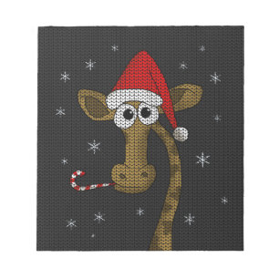 Bloco De Notas Girafa do Natal