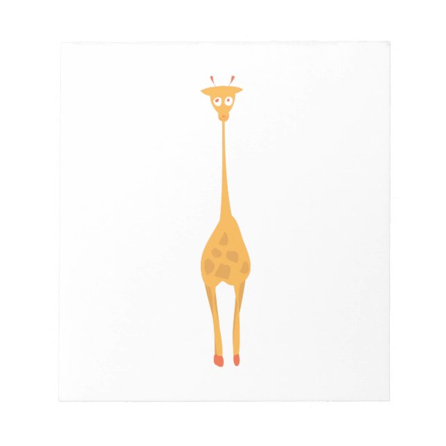 Bloco De Notas Giraffe Animal (Frente)