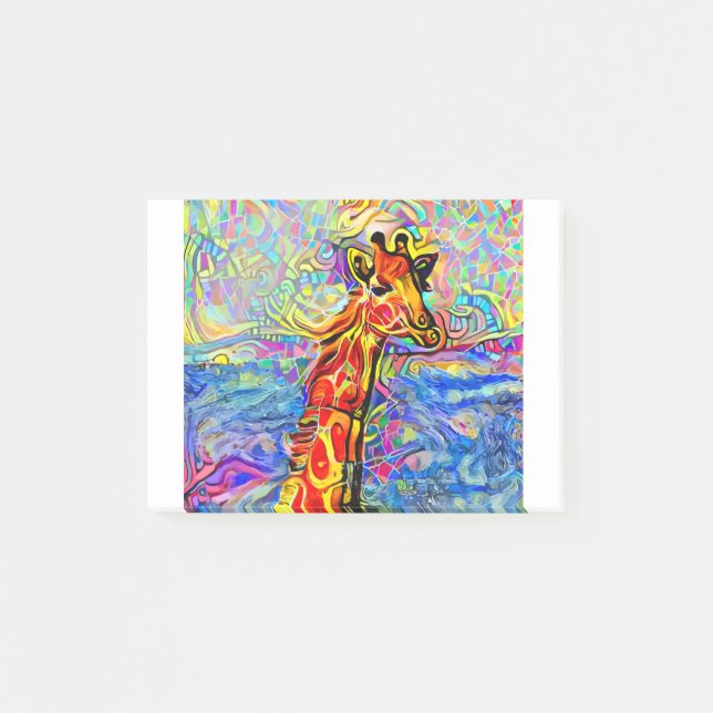 Bloco De Notas Giraffe Fantasy (Frente)