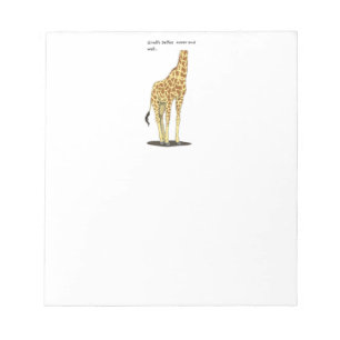 Bloco De Notas Giraffe Seliles