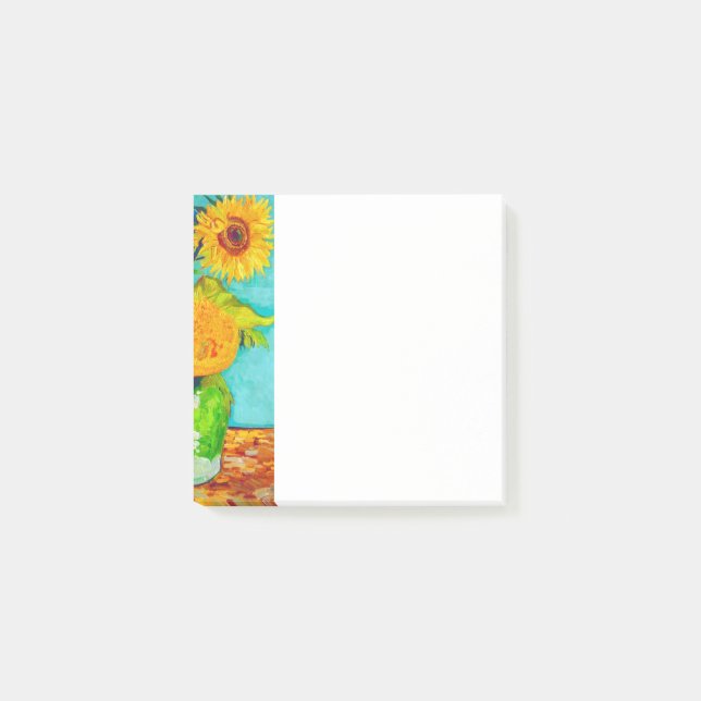 Bloco De Notas Girasóis de Van Gogh  (Frente)