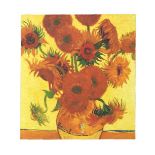 Bloco De Notas Girassóis de Van Gogh 15