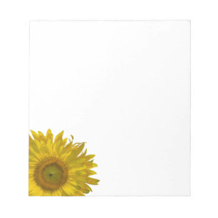 Bloco De Notas Girassol Amarelo