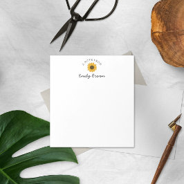 Bloco De Notas Girassol Personalizado A Nota De Notepads